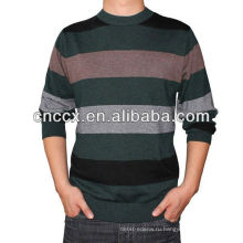 12STC0772 полосатый мужской кашемировый свитер